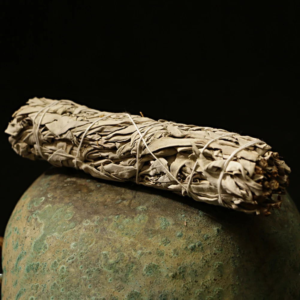 1-2Pcs Incense White Sage Sticks Home Purification Incense White Sage Bundle Cleaning Portable Burning Aromatherapy