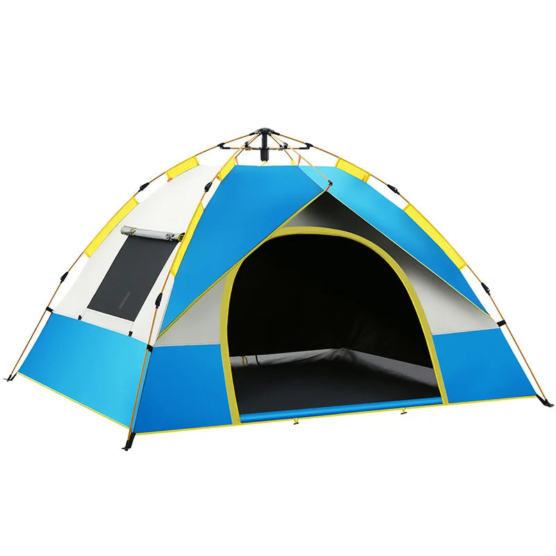 2-3-4 People Automatic Tent Quick-Opening Sun Protection Camping Tent Ultralight Portable Hiking Travel Tent No Build Required