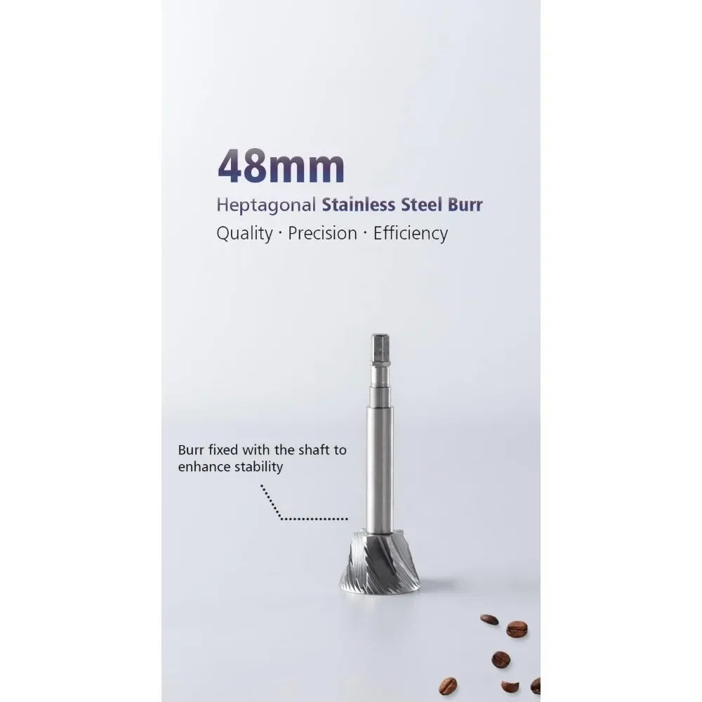 K-Ultra Manual Coffee Grinder Iron Gray with Carrying Case, Assembly Consistency Grind Stainless Steel Conical Burr