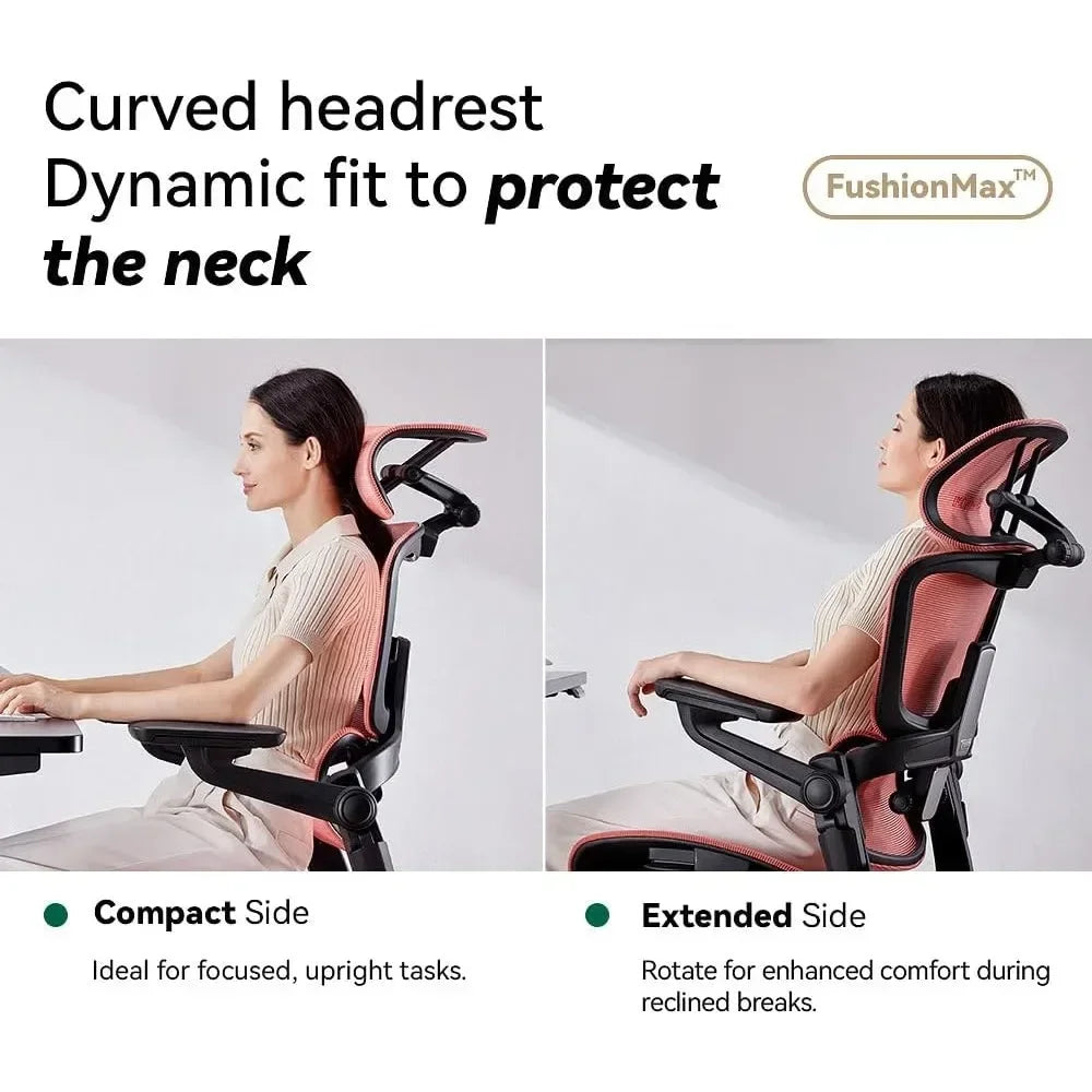 Pro V2 High Back Ergonomic Office Chair with Built-in Leg Rest, Foldable Design, Flip Up Arms, Suitable as Home Office Chair