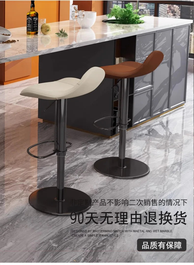 Office Home Bar Stools High Modern Design Banquet Minimalist Chairs Modern Metal Counter Taburetes De Bar Salon Furniture TD50DC