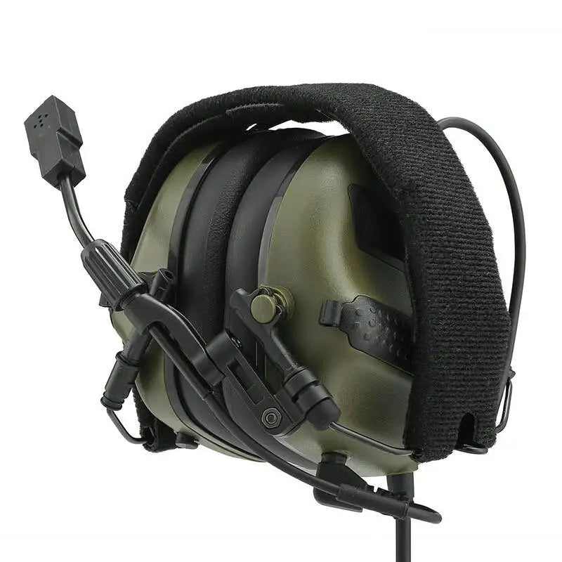 ARM NEXT Tactical Headset and PTT Adapter Set Radio Communication Headphones Active Noise cancelling shooting Headset with Mic