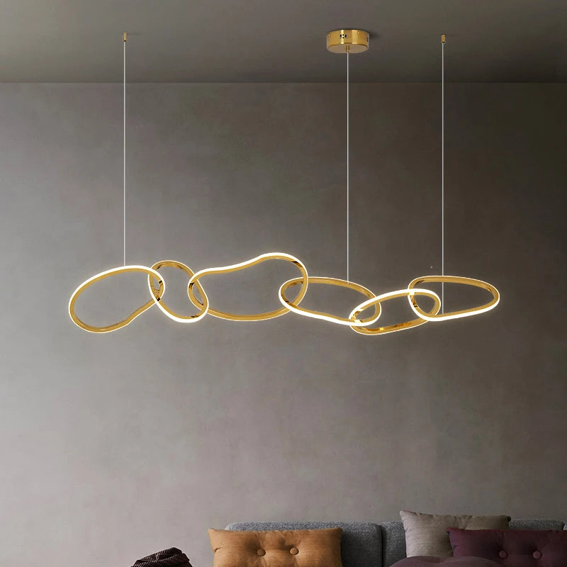 Modern LED Pendant Light – Adjustable Cord Hanging Fixture