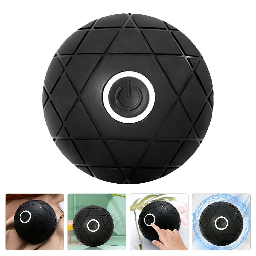 Electric Hemisphere Massage Ball Roller Rechargeable Sport Fascia Ball Fitness Yoga Ball Muscle Relax Body Leg Muscle