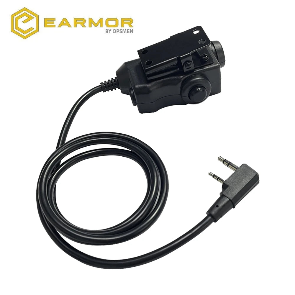 EARMOR M32 MOD4 Tactical Headset Anti Noise Headphones Military Aviation Communication Shooting Earphone with M51 PTT Adapter