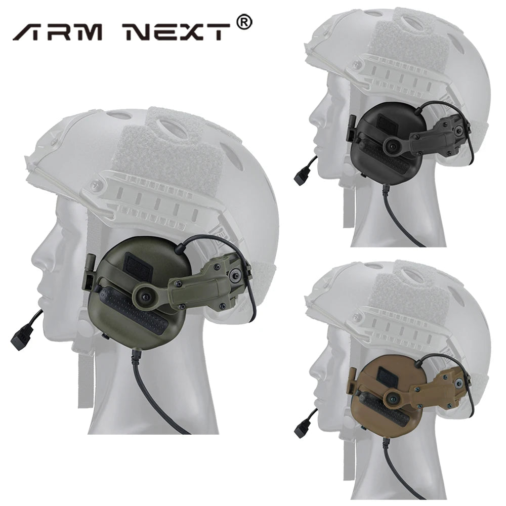 Shooting Earmuff Amplification Anti-noise Sound Protective Headset Hunting Headphone Tactical Hearing Protector Outdoor Activity