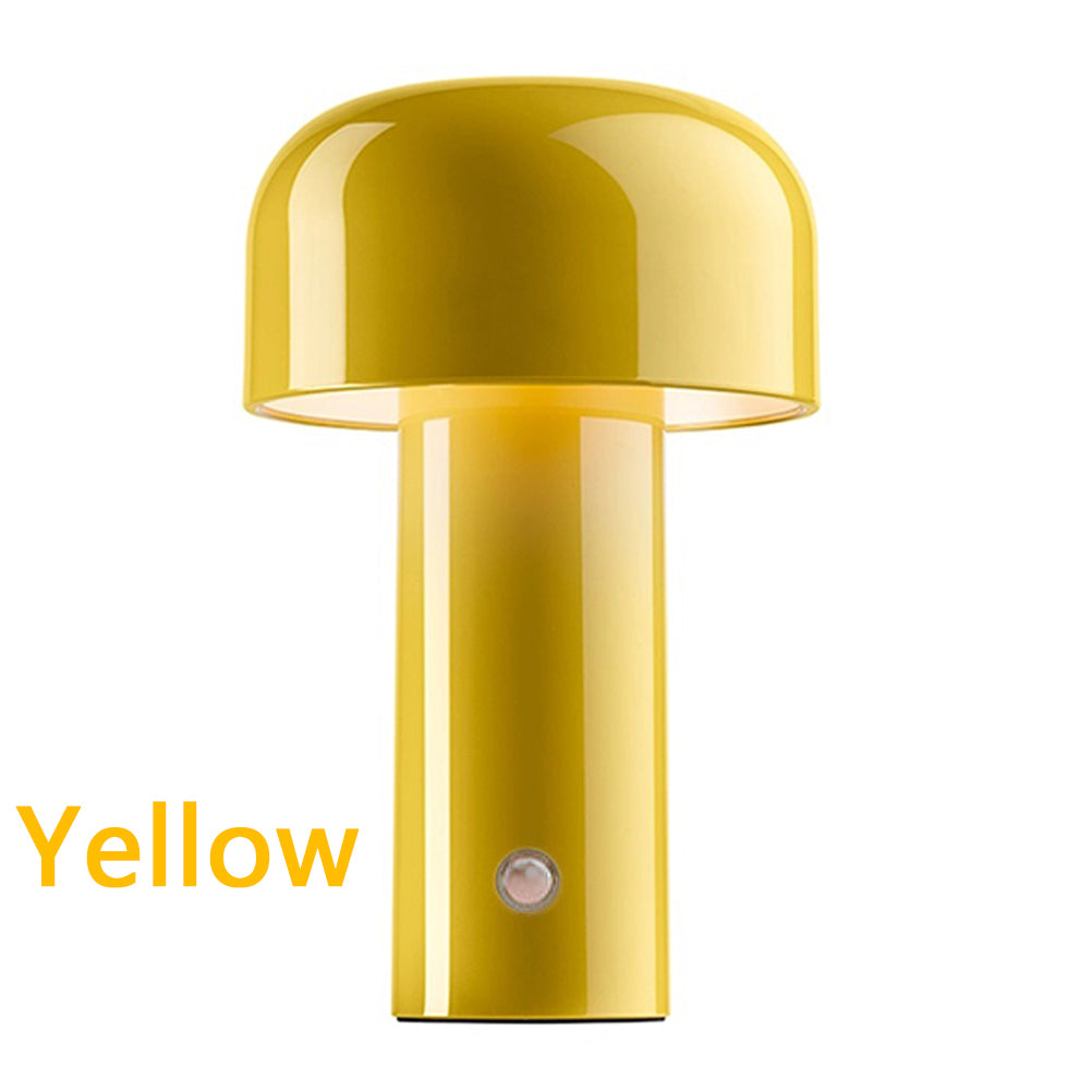 Italian Mushroom Table Lamp Portable Wireless Touch Rechargeable Night Lamp USB Desk Lamp Desktop Decoration Bedroom Night Light