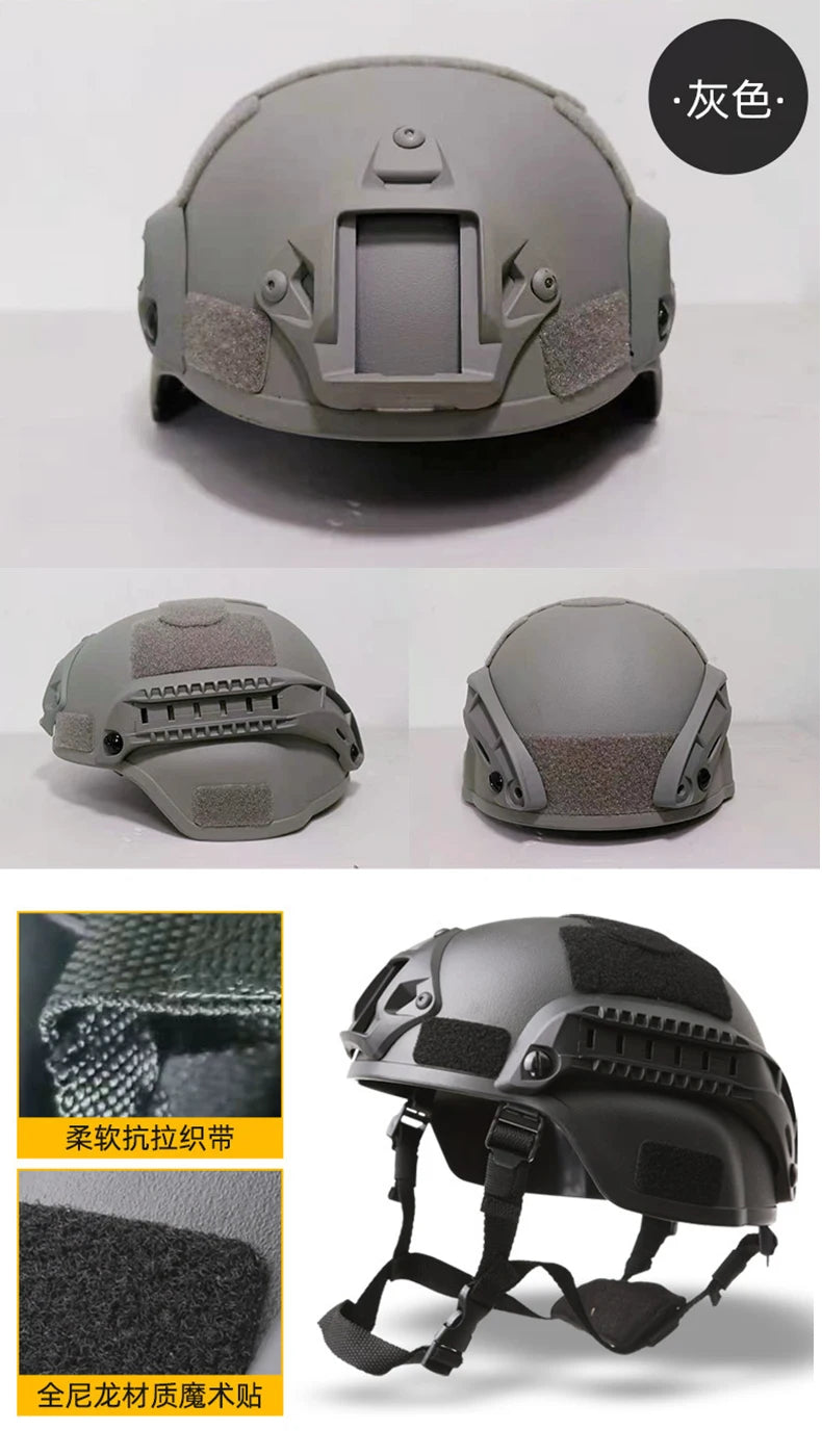 FAST Helmet MICH2000 Airsoft MH Tactical Helmet Outdoor Tactical Painball CS SWAT Riding Protect Equipment