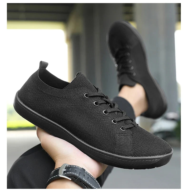 New Unisex Wider Shoes Breathable Mesh Men Barefoot Wide-toed Shoes Brand Flats Soft Zero Drop Sole Wider Toe Sneakes Large Size