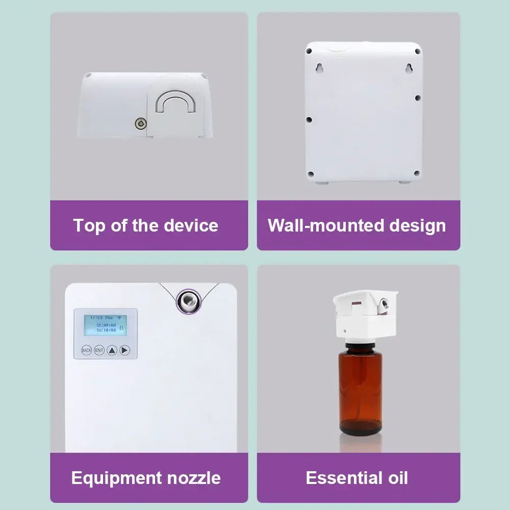 Fragrance Diffuser – Automatic Air Freshener with Essential Oil Dispenser