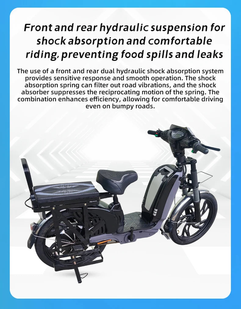 22 Inch Bailing King Electric Bicycle Heavy Type Household E-bike 400/800W электровелосипед Lithium Battery Electric Bike