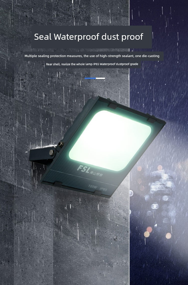 LED Lighting Workshop Floodlight Super Bright Waterproof Outdoor