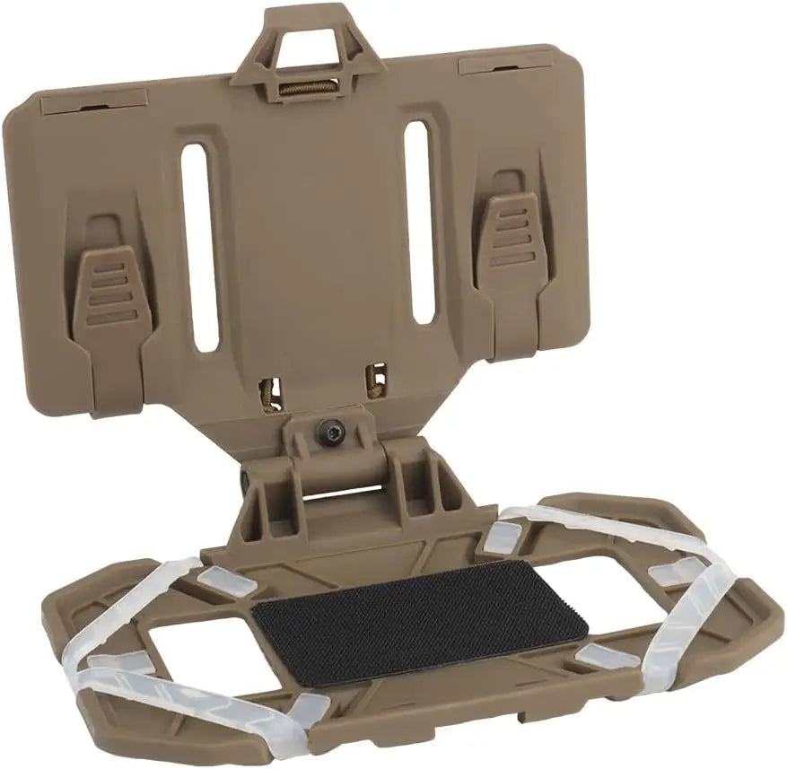 Tactical MOLLE Folding Navigation Board CS Military Airsoft Map Case Admin Panel Mobile Phone Holder for Screen Size 4.7-6.7in