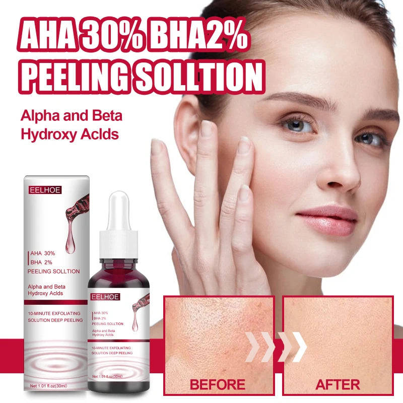 Pore Shrinking Serum Smooth Pores Whitening Moisturizing Anti Aging Brighten Skin Care Product Salicylic Fruit Acid Essence