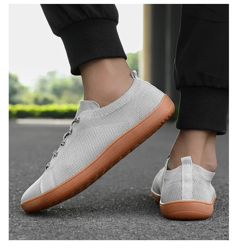 New Unisex Wider Shoes Breathable Mesh Men Barefoot Wide-toed Shoes Brand Flats Soft Zero Drop Sole Wider Toe Sneakes Large Size