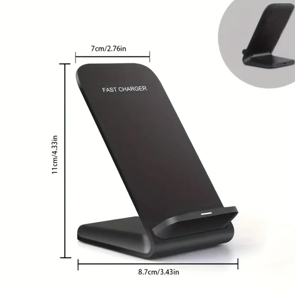 100W new Wireless Charger Stand Pad for iPhone 15 14 13 12 11 Pro Max XR 8 Samsung Xiaomi Induction Fast Charging Dock Station