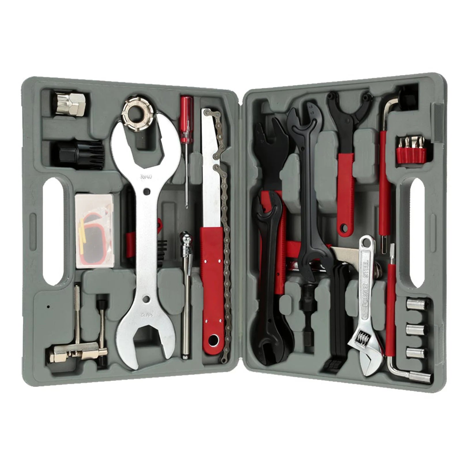 Lixada Portable Multifunctional Cycle Bicycle Bike Repair Tool Kit Set Includes Different Kinds of Carbon Steel Tools