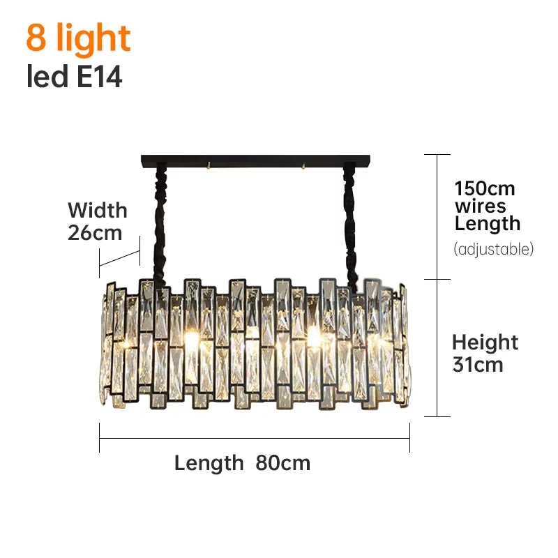 Elegant Crystal Pendant Light