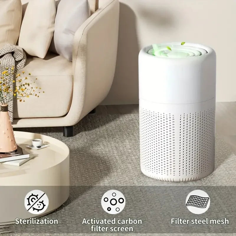 HEPA Air Purifier For Home With Scented Sponge,Deodorizing For Office Living Room Bedrooms