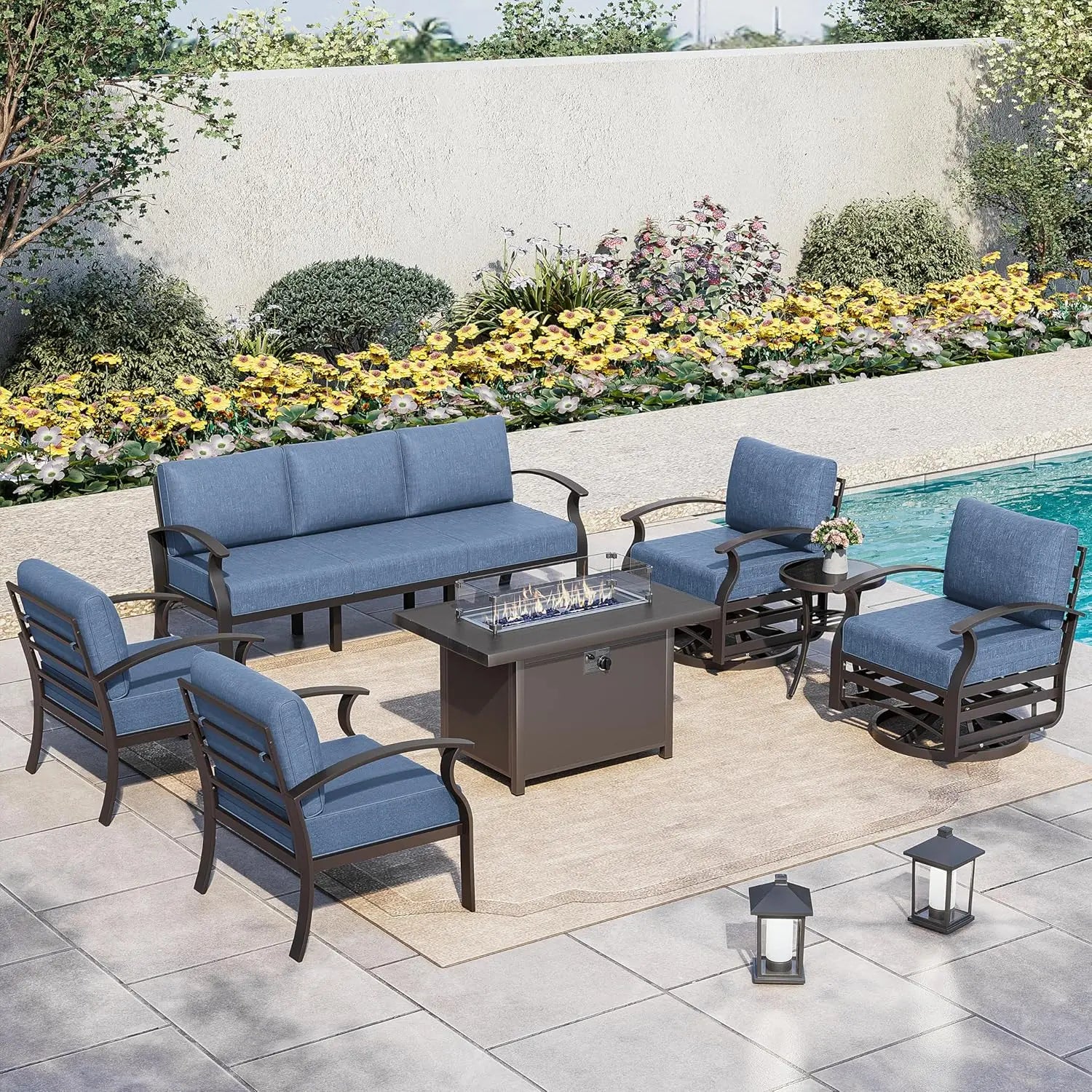 Modern Outdoor Comfort Patio Set