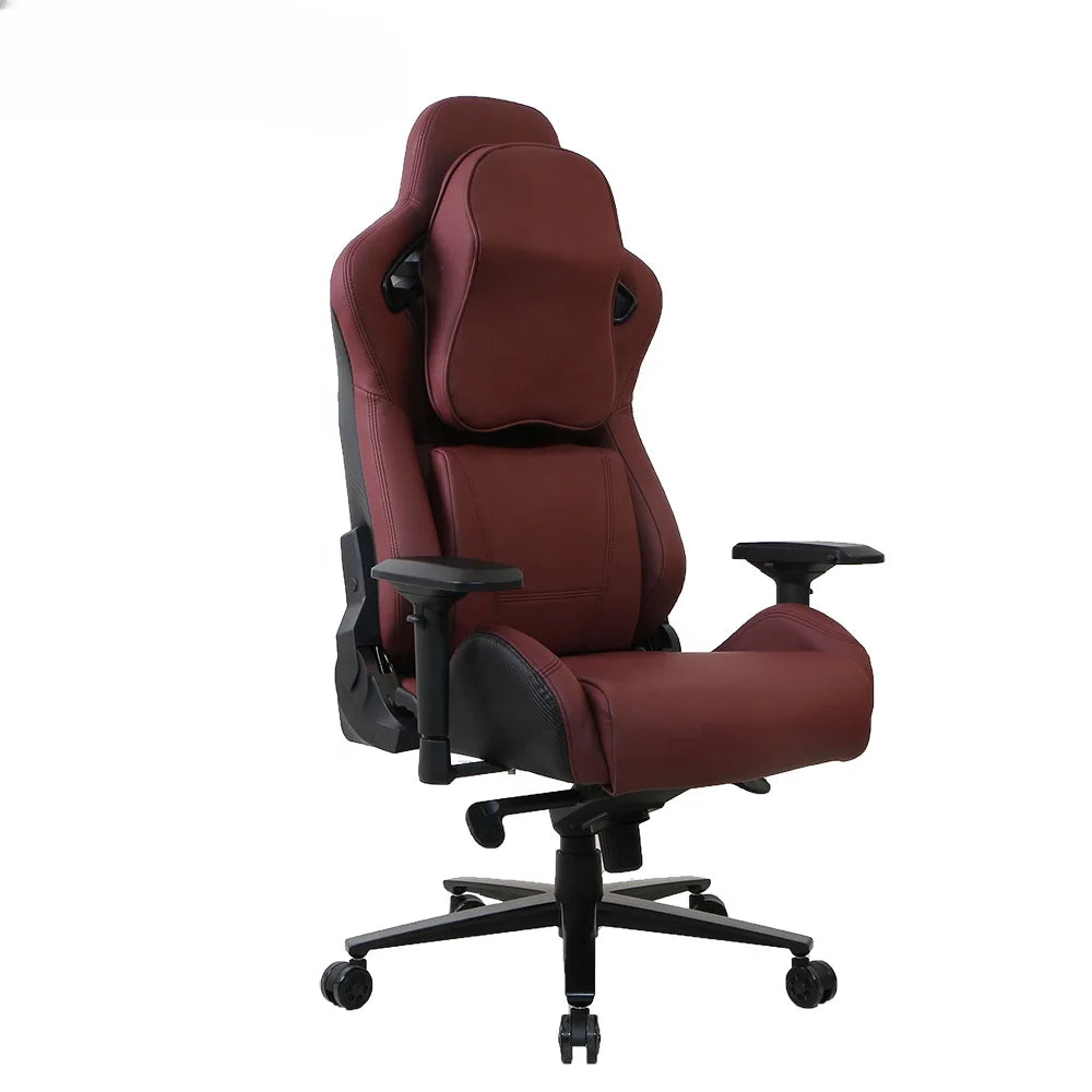 China OEM Burgundy Red Wine Ergonomic Chairs For Office On Computer Sale