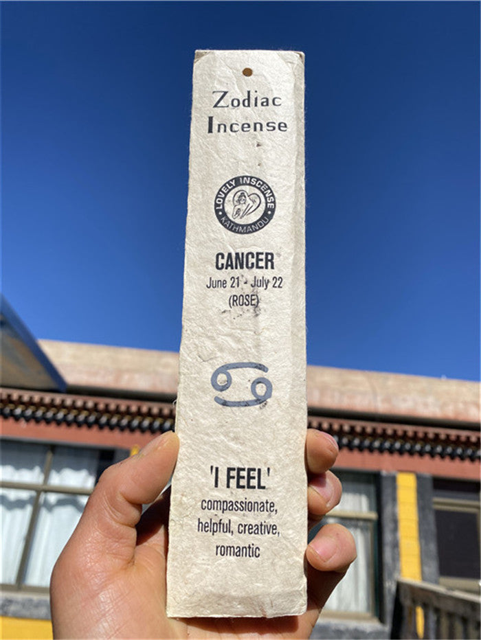 Nepal Zodiac Handmade Line Incense Natural Incense Bamboo Stick Incense DIY Indoor Incense Natural Plants To Cheer Up The Spirit