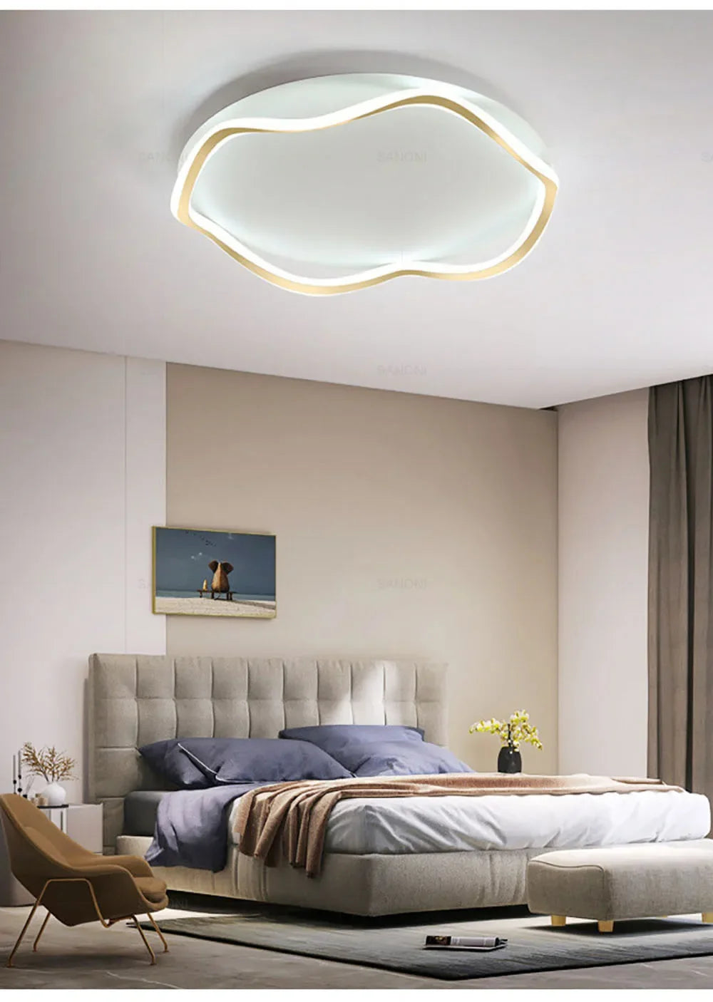 Modern Fixture LED Ceiling Lamp Living Dining Room Bedroom Study Restaurant Cloakroom Hall Home Decor Indoor Lighting