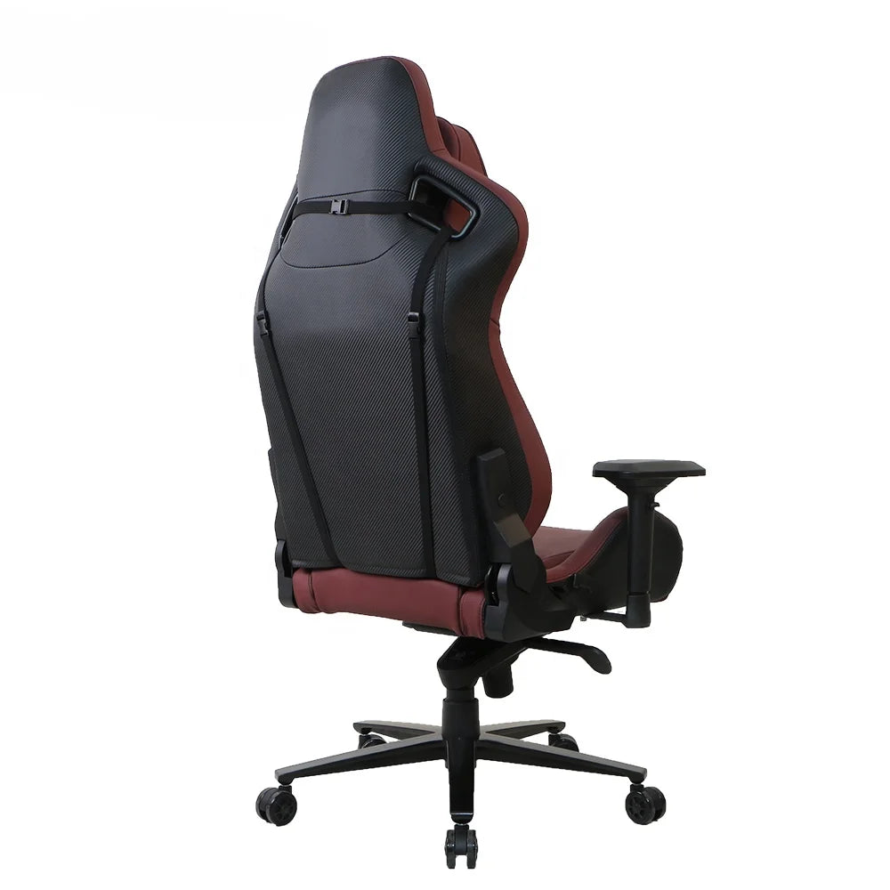 China OEM Burgundy Red Wine Ergonomic Chairs For Office On Computer Sale