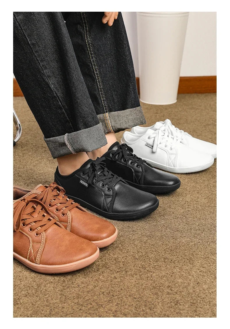 New Unisex Wider Shoes Breathable Mesh Men Barefoot Wide-toed Shoes Brand Flats Soft Zero Drop Sole Wider Toe Sneakes Large Size