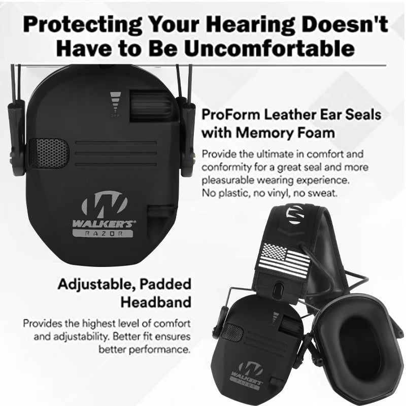 Original Tactical Electronic Shooting Earmuff Outdoor Sports Anti-noise Headset Impact Sound Amplification Hearing