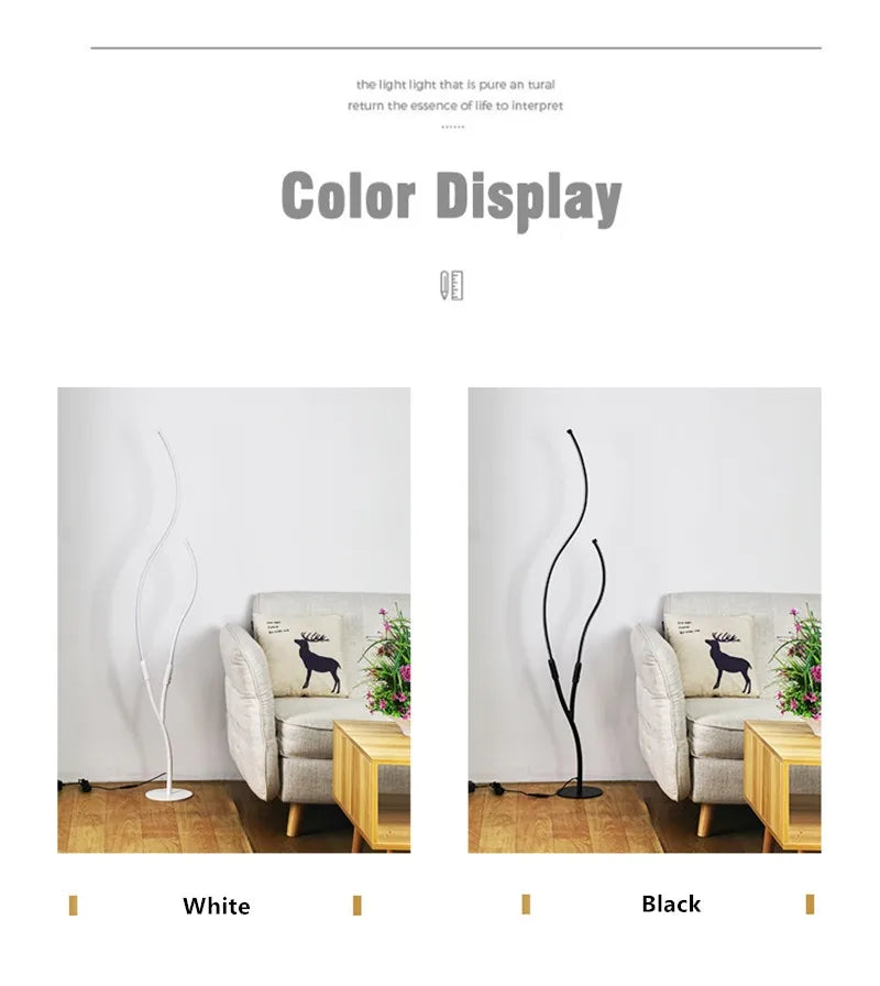 Modern LED Creative Branches Modeling Floor Lamp For Living Room Bedroom Indoor Home Decoration Fashion Light Luster Fixtures