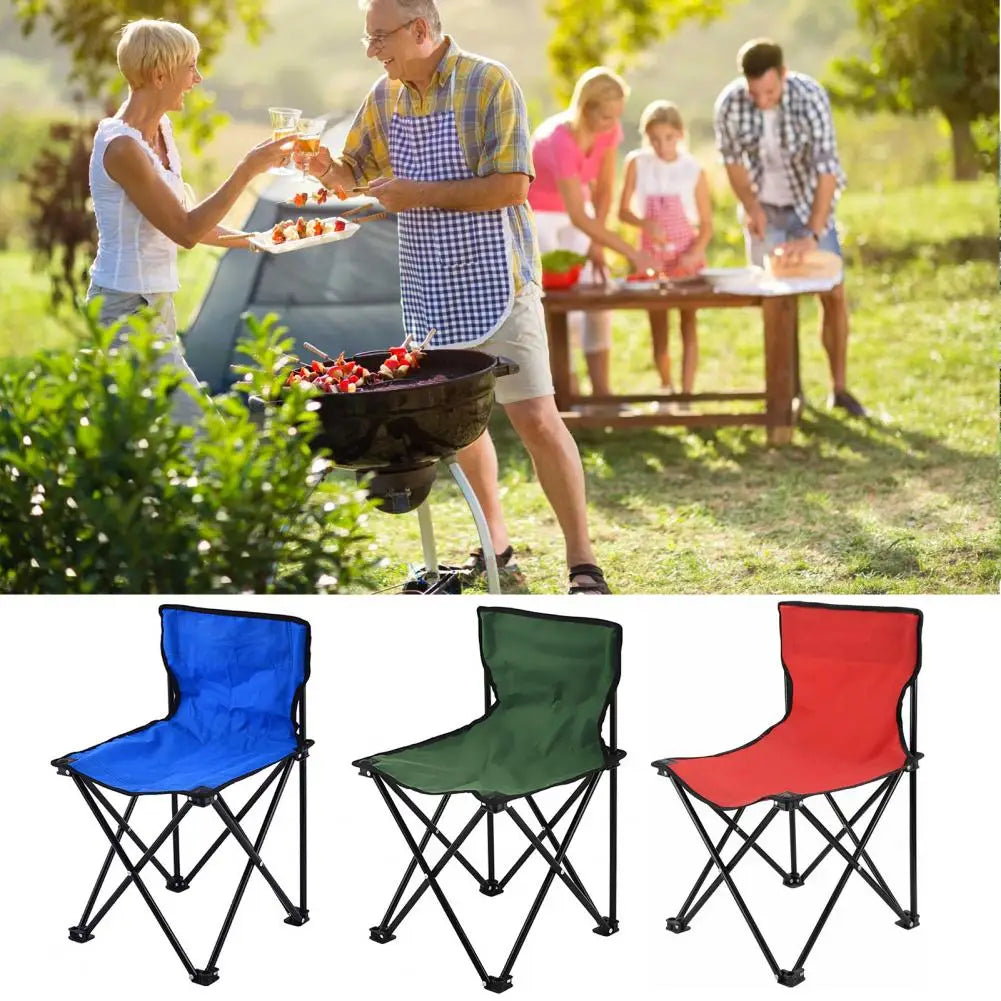 Camping Stool Ergonomic Camping Chair with Strong Load-bearing Portable Design Compact Size Folding Stool for Outdoor Supplies