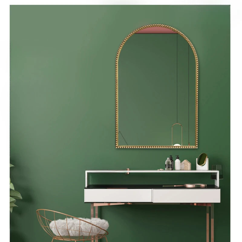 Vintage Heart Decorative Mirrors Wall Infinity Makeup Bathroom Mirrors Luxury Long Specchi Decorativi Home Decorations CM50JZ