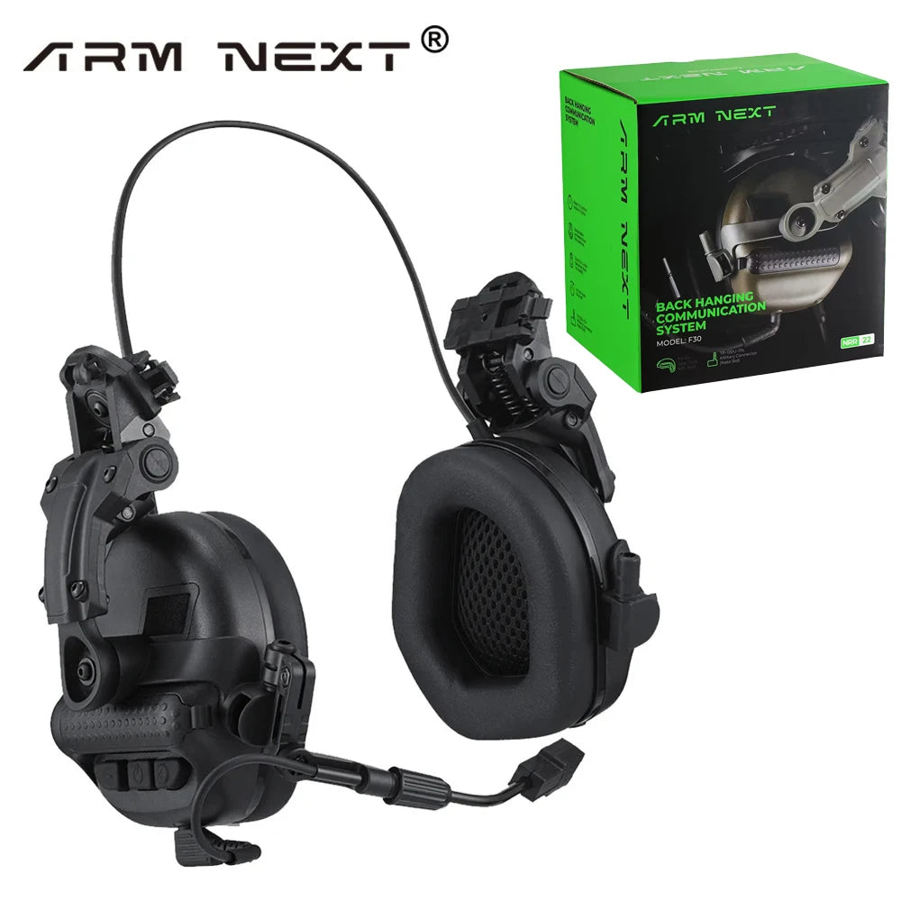 Tactical Headset Picking Noise-Cancelling Headset for Military Headset Sound amplification Radio PTT Adapter Mobile Headphone