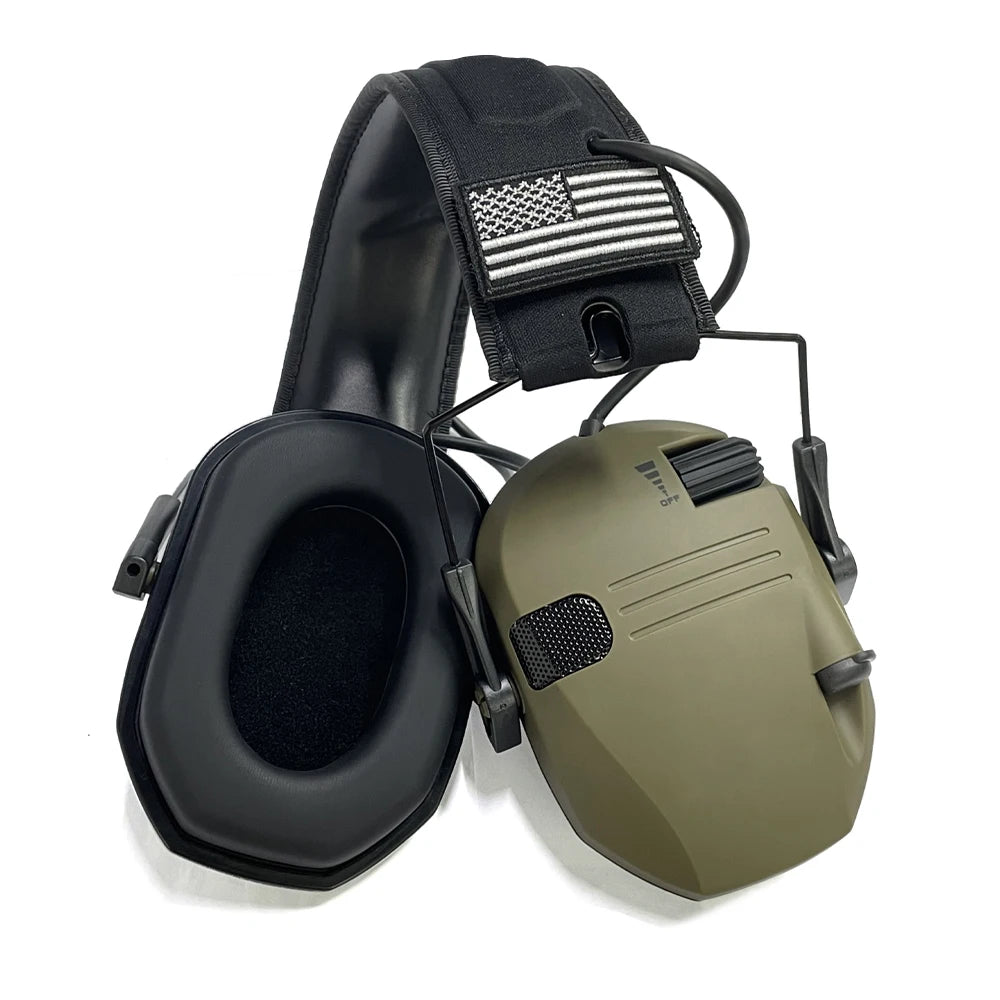 Tactical Electronic Shooting Earmuff Anti-noise Headphone Sound Amplification Hearing Protection Headset Foldable