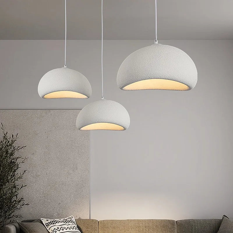 Nordic Wabi-Sabi LED Pendant Lamp – Modern Hanging Light