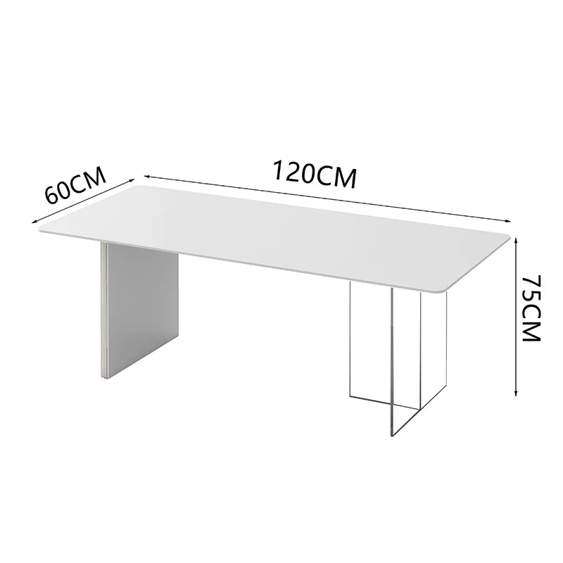 Nordic Simple Kitchen Table White Modern Coffee Design Dining Tables Slate Minimalist Mesas De Jantar Small Furniture HD50CZ