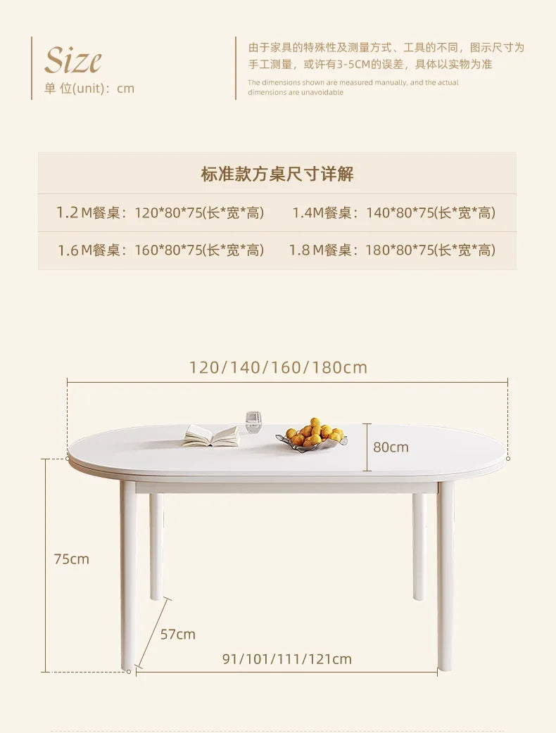 Simple Balcony Writing Desk Bistro White Slate Modern Dining Tables Receptionist Kitchen Mesas De Jantar Furnitures HD50CZ