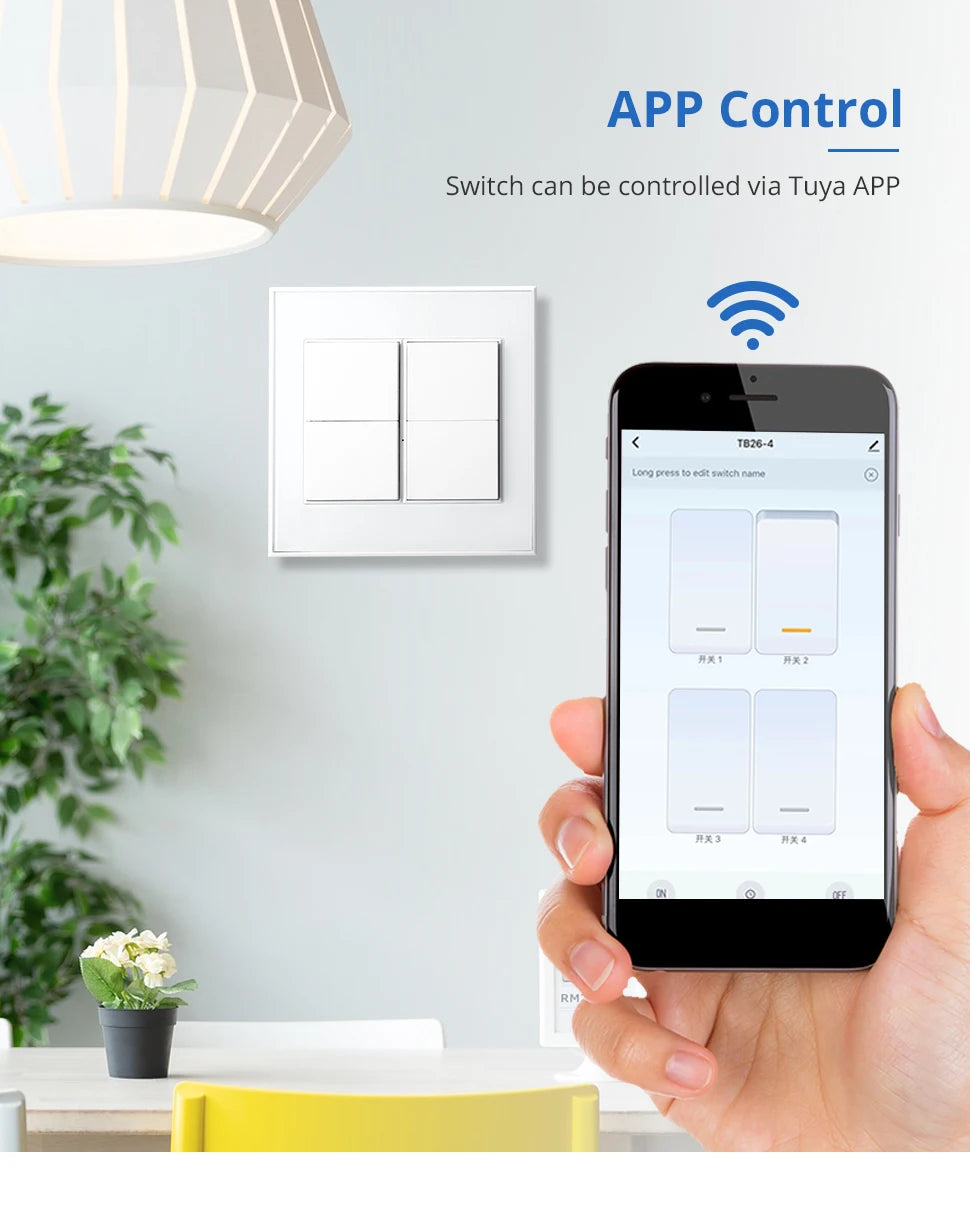 Zemismart Tuya Zigbee Smart 1 2 3 4 6 Gangs Light Switch Brazilian Wall Interrupter Alexa Google Home Smart Life App Control