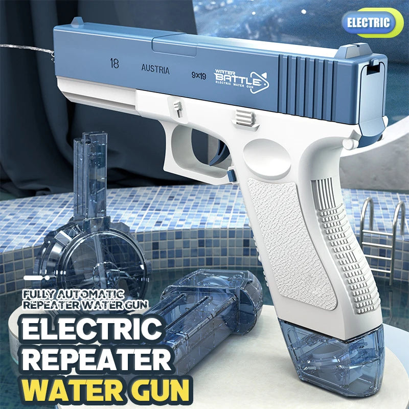 Automatic Water Gun Pistol Electric Portable Guns Children Pool Beach Outdoor games Fight Shooting Squirt Toys for Boys Kid