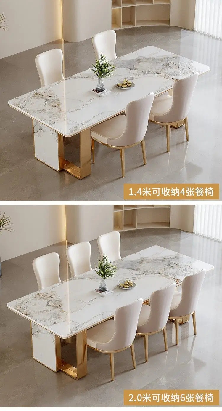 Modern Neat Dining Tables Kitchen Coffee Conference Living Room Center Table Multifunctional Mesas De Comedor Home Furniture