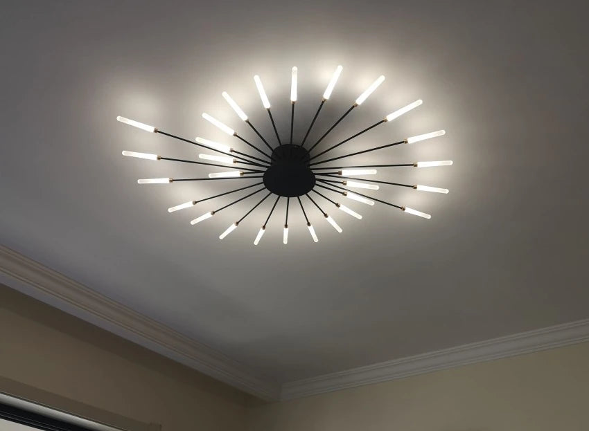 Modern Nordic LED Ceiling Chandelier for Living room Novelty fireworks modeling lighting Home Decoration Lamps Bedroom fixtures