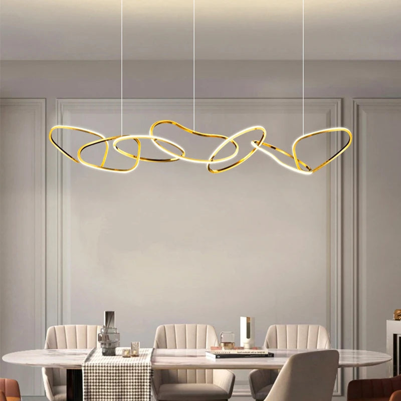 Modern LED Pendant Light – Adjustable Cord Hanging Fixture