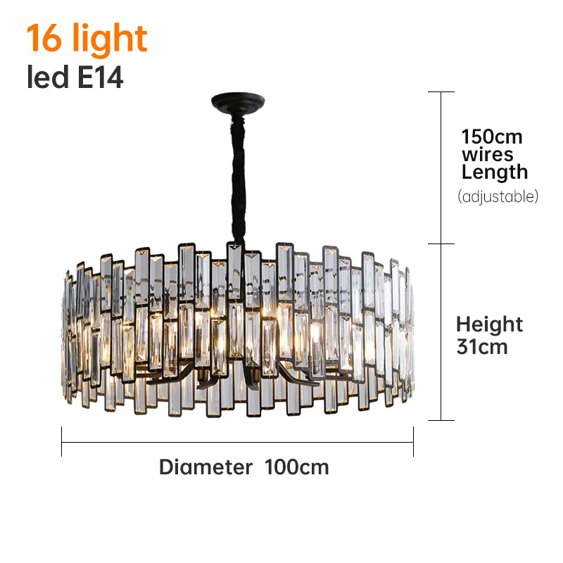 Elegant Crystal Pendant Light