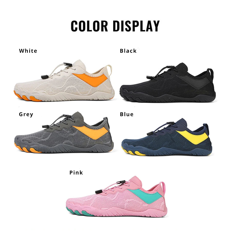 EOCENE Men Women Barefoot Quick-drying Wadding Shoes Couple Swimming Beach Fitness Outdoor Sports Amphibious Aqua Water Sneakers