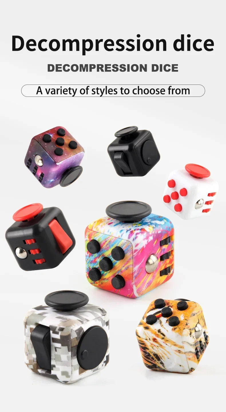 New Antistress Fidget Compression Sensory  New Novelty Magic Dice Toys for Children Adults Stress Relief Toys Kids juguetes Toys