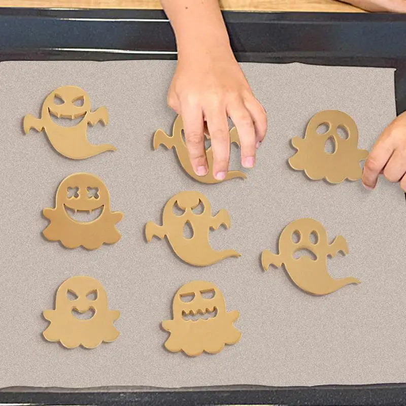 Ghost Cookie Cutter Halloween Ghost Cookie Cutter Molds Kit Ghost Pattern Design Cookie Cutter For Chocolate Cake Fillings Cake