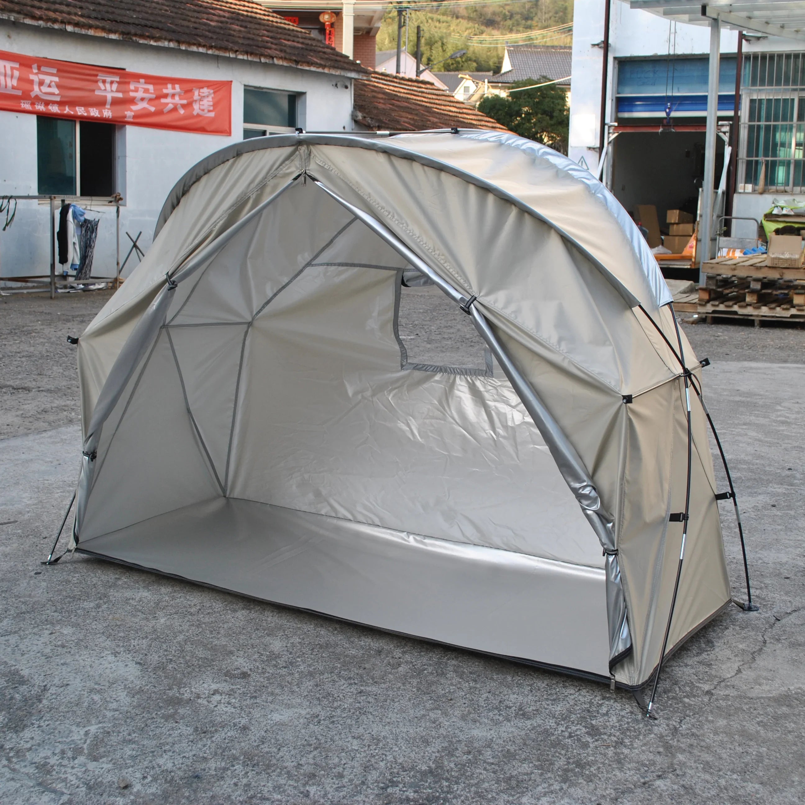 Durable Trekking tent Outdoor Individual tent,CZX-725 1 persone tent not include the cot,1 person tent,bike tent for storage