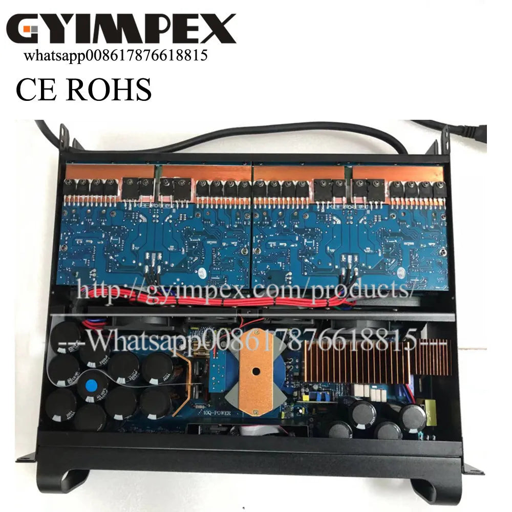 top quality china FP10Q High Powered  Amplifiers Digital Stereo FP Amplifier 1300W for line array speaker