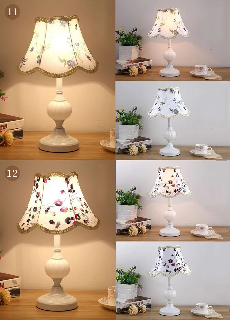 Retro Luxury Glass Iron Art Table Lamp Bedroom Decoration Bedhead Night Lamp Simple Classic Living Room Study Bedroom Desk Light